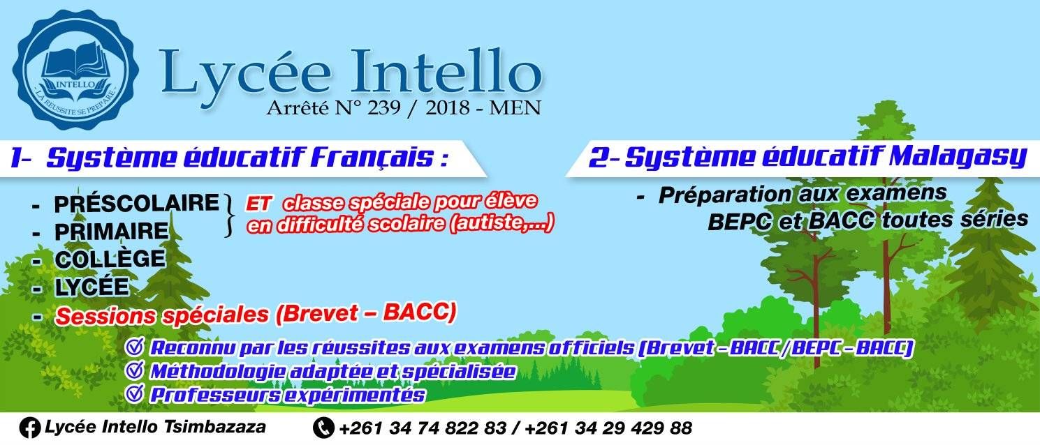 Cours de renforcement scolaire durant les vacances d’été 2024 au Lycée Intello