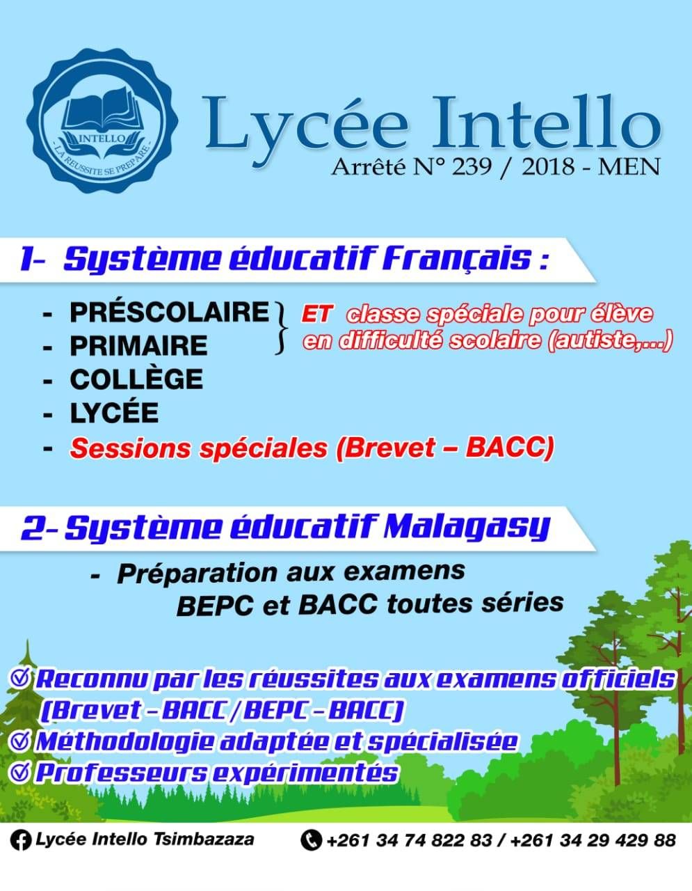 Enseignement de qualité en système français et malagasy